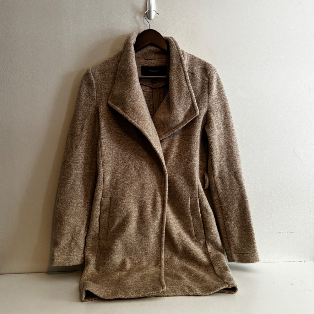 Vero Moda Women's Tan Coat XS Layers Fall Winter Basics